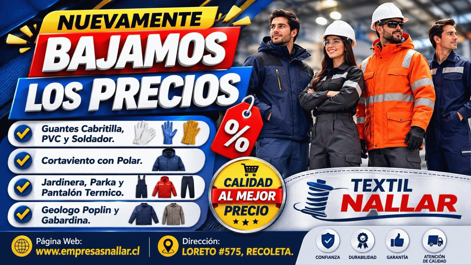 bajamos los precios